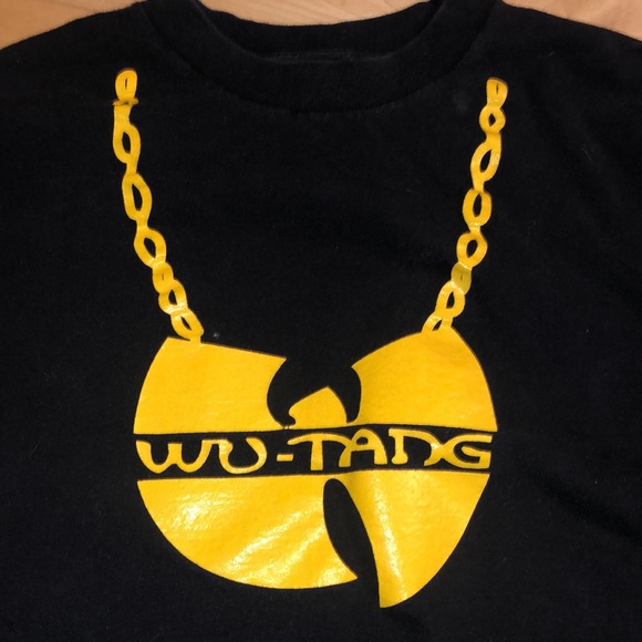Super Rare Vintage Wu-Tang Clan Fake Chain Long Sleeve Tee Shirt! - Picture 2 of 3